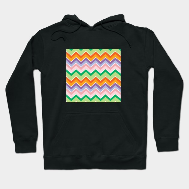 Rainbow Stripes Hoodie by StripePatterns